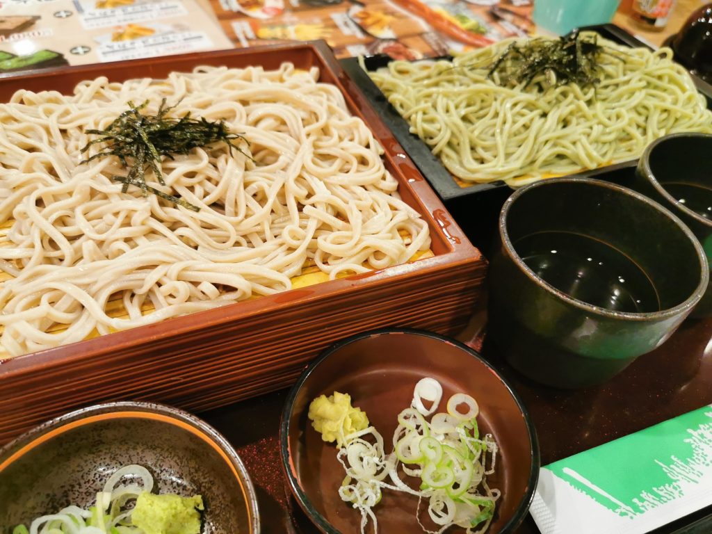 和食レストラン とんでん で そば食べ放題をやっている Hinemosu
