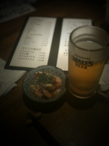 嫁さんと指し飲み