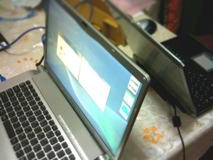 旦那が転送する横で、嫁がゾンビを殺す夜