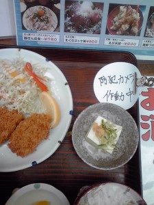 防犯カメラ作動中