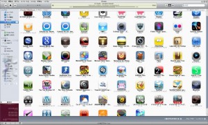 iPhoneのアプリ一覧